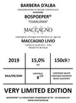 Barbera D'Alba DOC Superiore "Bospoeper Charlatan"2019 (vanaf midden maart '24)